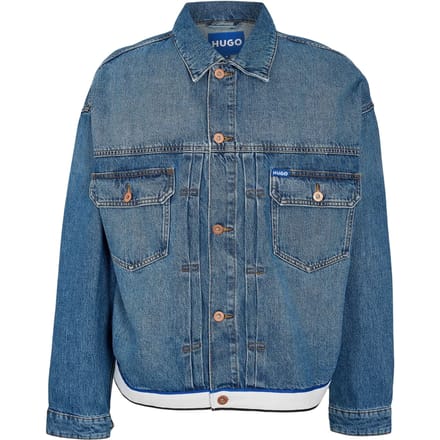 Hugo Corso-spijkerjas voor heren (Medium Blauw)