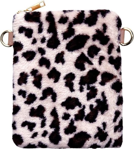 Yehwang - Bag Leopard Fur - 16 x 21 x 4 cm