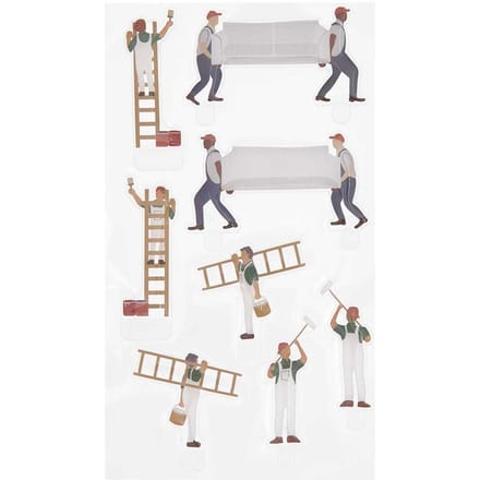Rico Design Gel stickers "FIGURICO" - Verhuizing