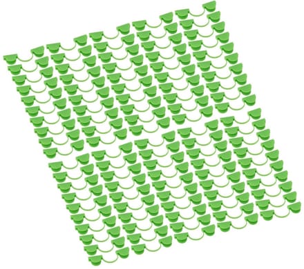 Dailygoods- Plantentunnelclips 100 Stuks - Duurzaam Plastic - Klem