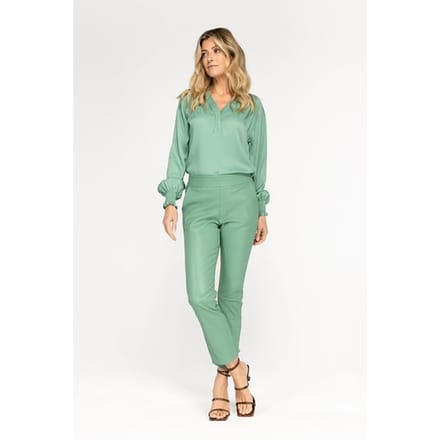 Ibana Pablo Jade Green Taglia: 36 | Pantaloni di pelle Outlet | Donna | Verde
