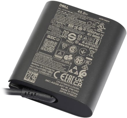 Dell XVHP3 USB-C GaN-oplader 45W - klein - Small Slim