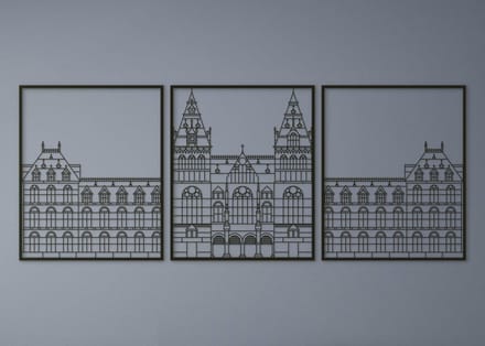 Wanddecoratie | Rijksmuseum Amsterdam - L (60x150cm)