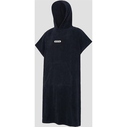 FCS Towel Black Surf Poncho zwart