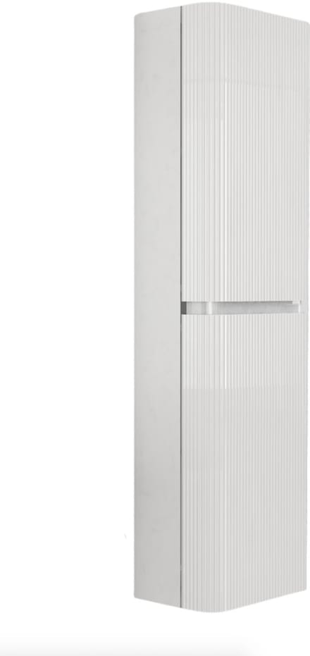 LINEA UNO - Virka 140 - Glans wit - Kolomkast - - 301704