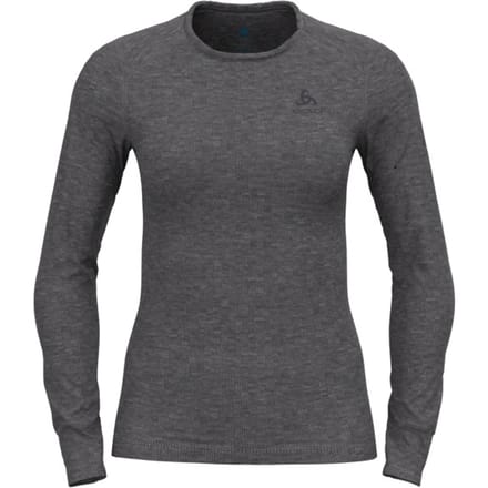 Odlo Active Warm Lange Mouw Thermoshirt Dames - Grijs - Maat XS