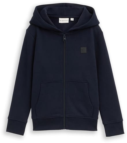 Tom Tailor - Hoodie-sweatjack - Maat 116/122 - sky captain blue