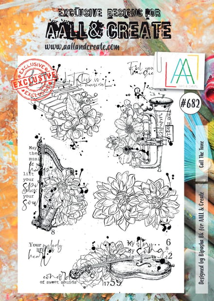 Aall & Create clearstamps A4 - Call the tune