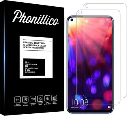 Screenprotector voor Honor View 20 - 2 stuks Beschermglas van glas Transparante glazen schermbeschermfolie