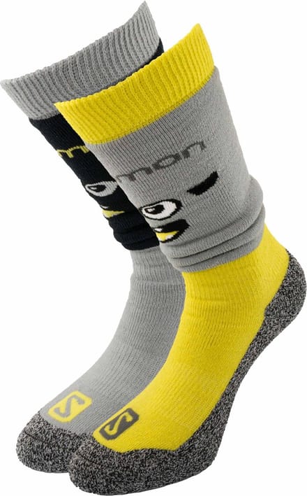Salomon Jr Diablo M 2-pack Grijs/geel - 32