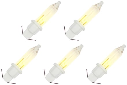 OE Lightning Reserve Kerstlampjes - 5 stuks - Witte Insteek Fitting - 2.5V/0.425W - Warm Wit Licht