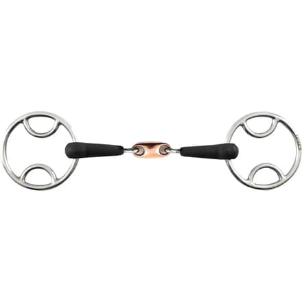 3-effecten dubbele pauze rubber kaak Premier Equine