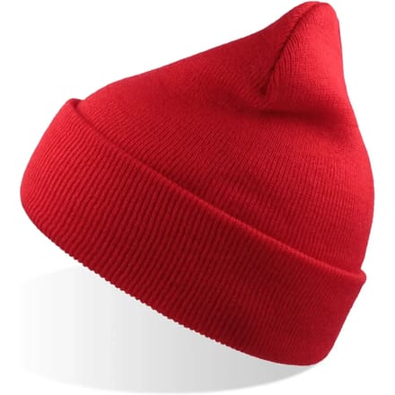 Atlantis Headwear - Wind Beanie Recycled - Red - One Size