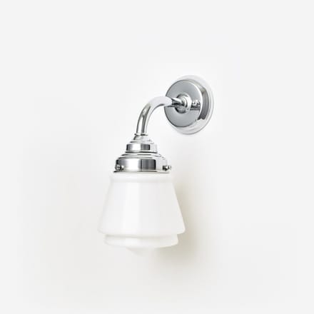 Wandlamp Komeet Curve Chroom - Art Deco Trade