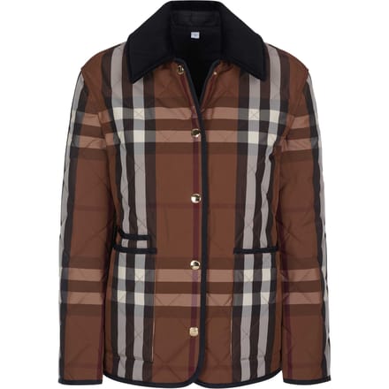 Burberry Dranefeld jas bruin