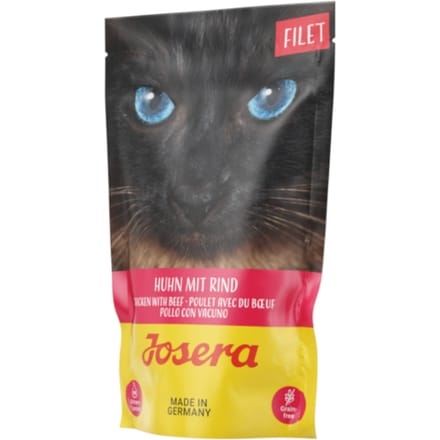 16x70g Kip met Rund Josera Filet Kattenvoer nat