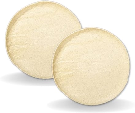 Wilmax - Sandstone Teller - Rund - 28 cm - 2er Set