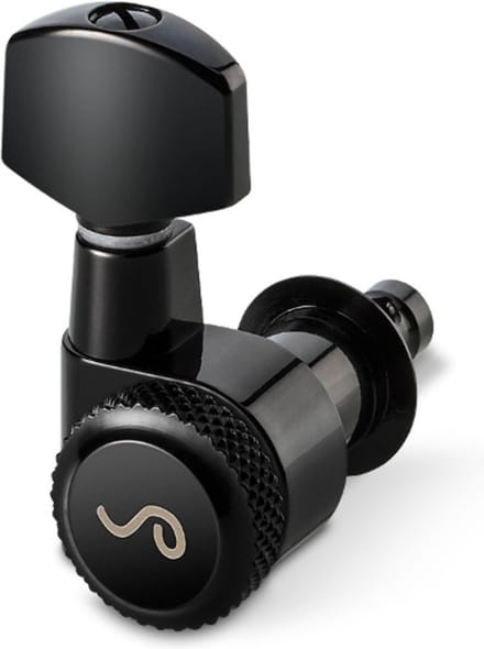 Schaller M6 Pin Locking 6L Black - Stemmechaniek voor gitaar