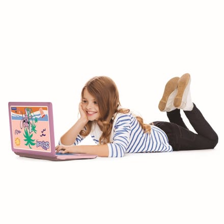 Lexibook - Stitch Angel - Educatieve Laptop 124 Activiteiten (EN/FR)