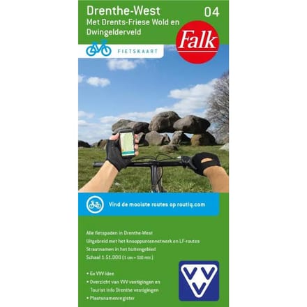 Falk Vvv Fietskaart 04. Drenthe-West - Falkplan Fietskaart