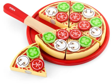 Viga Toys - Snijset - Pizza Vegetarisch
