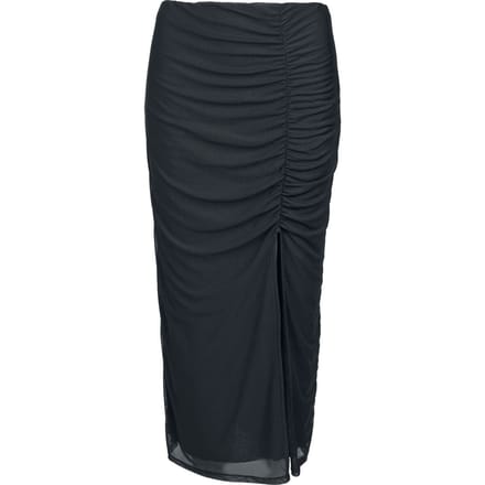 R.E.D. by EMP Midirok - Basic rok - S tot M - voor Vrouwen - zwart