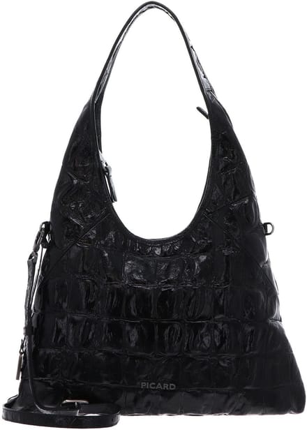 PICARD Leren schoudertas Key Largo Shopper Black zwart