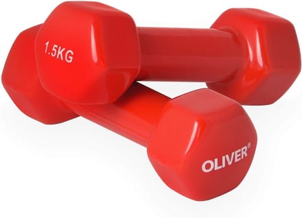 Vinyl Halters voor Krachttraining - Diverse Gewichten voor Effectieve Workout