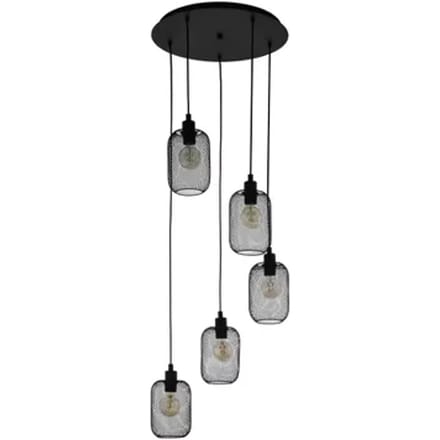 EGLO Wrington - Hanglamp - E27 - Ø 54 cm - Zwart