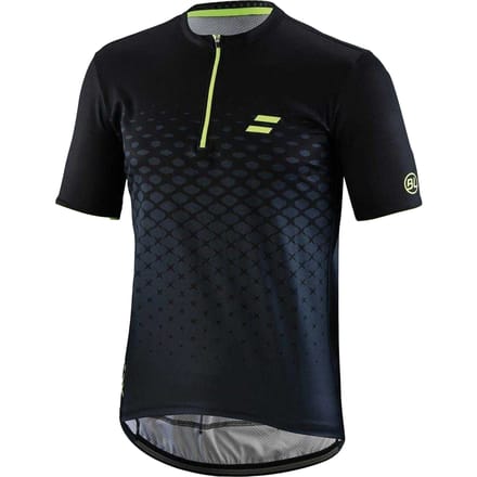 Bicycle Line Heren Rayon Fiets Trui (Zwart/geel)
