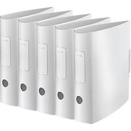 LEITZ® ordner Active Style, A4, rugbreedte 82 mm, 5 stuks, poolwit