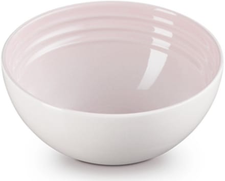 Le Creuset 4 aardewerken snackschaaltjes Shell Pink 12cm 0,33l