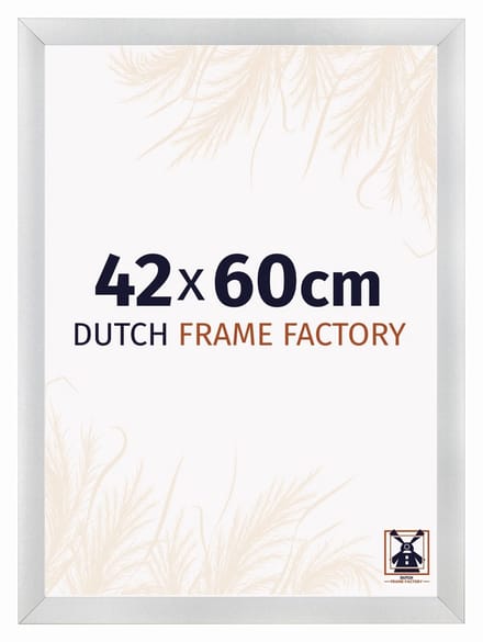 Fotolijst 42x60 cm - MDF - Zilver Mat - Praag