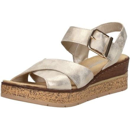 Sandalen Rieker Sandalen Hak Sandalen Hak - goudkleur - Maat