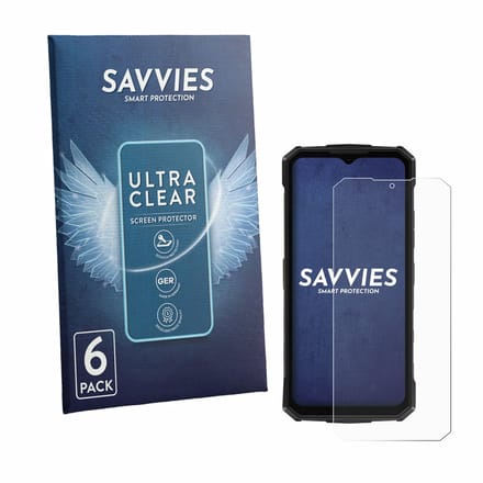 Savvies - Screenprotector voor Doogee Fire 5 Pro - Folie Beschermfolie transparant 6 Stuks