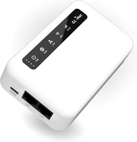 Draagbare 4G LTE Smart VPN Router met OpenWrt en 5000mAh Batterij voor Reizen en IoT