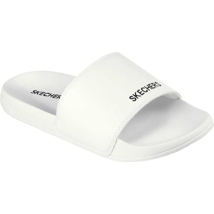 Skechers Heren Sidelines 2 Lichtgewicht Slippers (Wit/Zwart)