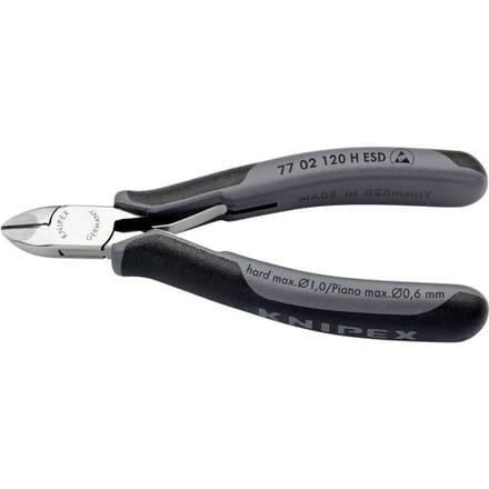 KNIP zijkniptang 7702, le 120mm, afwerking spiegelgepolijst