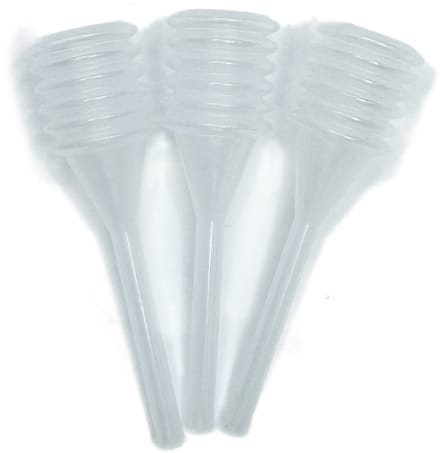 Herbruikbare mini pipetten – set van 3 – 6,4 cm lang – voor oliën en navulling – 3BMT®