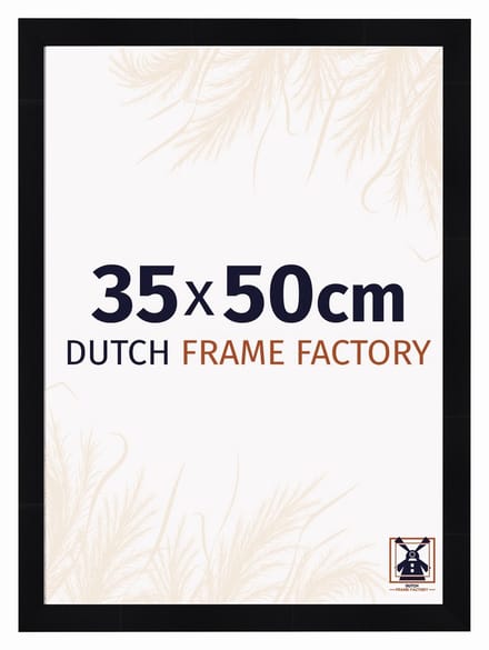 Fotolijst 35x50 cm - MDF - Zwart Hoogglans - Praag