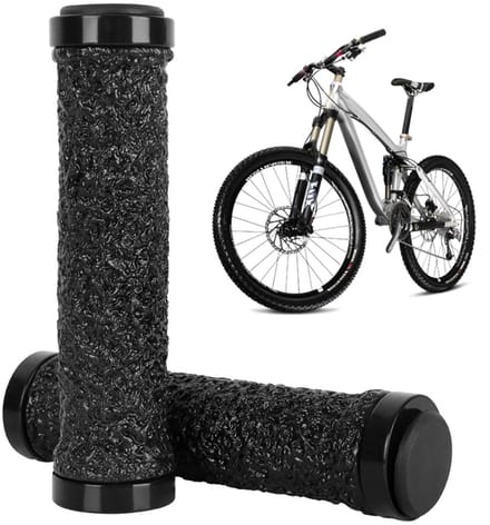 Dailygoods- Fietsgrepen Ergonomisch - Antislip - MTB-Handgrepen - Kunststof Eindkappen - Lichtgewicht - Optimale Grip