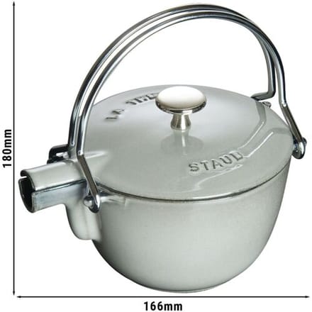 STAUB SPECIALITIES - Theepot - 1,1 liter - Gietijzer - Grafietgrijs