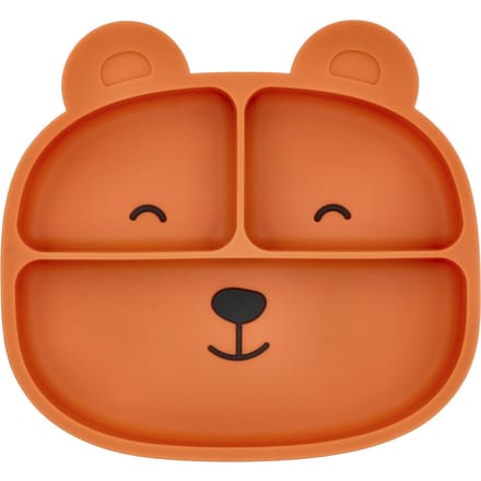 Sage Spoonfuls, Bliksemzacht Siliconen Zuigbord, Oranje, 1 Stuk orange