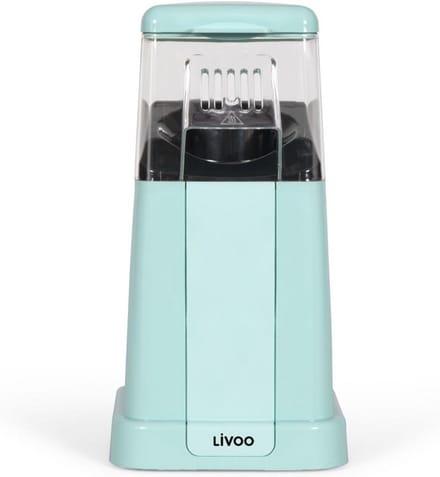 Popcornmachine 100 g korrels met oververhittingsbeveiliging en 1200 W