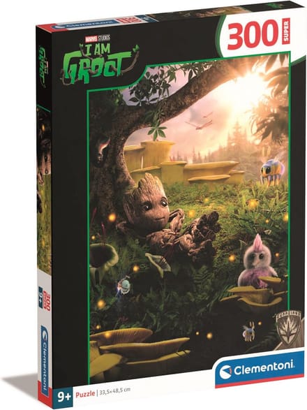 Clementoni - Puzzel - 300 Stukjes - Super Marvel I Am Groot - Puzzel Voor Kinderen - Vanaf 9 Jaar