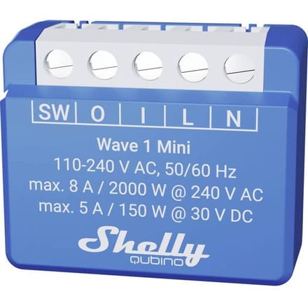 Shelly Shelly Qubino Wave 1 Mini Schakelactor Z-Wave