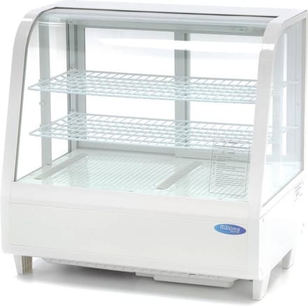 Gebaksvitrine - 100 L - 68 cm - Wit