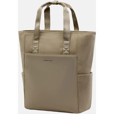 Kapten & Son Lindby Pro Cord laptoprugzak 15.6 inch khaki