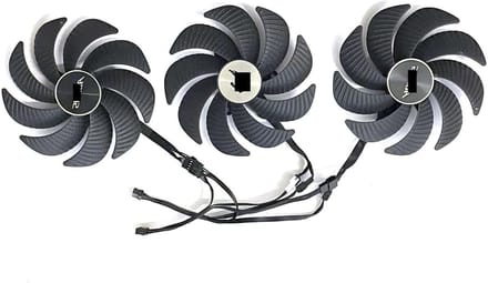 Grafische Kaart Ventilator - GPU Fan Koeler - Oververhitting Voorkomen - Efficiënte Warmteafvoer - 105mm - Zwart