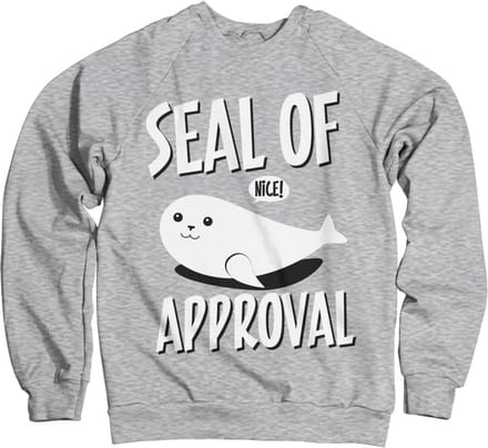 Hybris Seal Of Approval-sweatshirt, heathergrijs